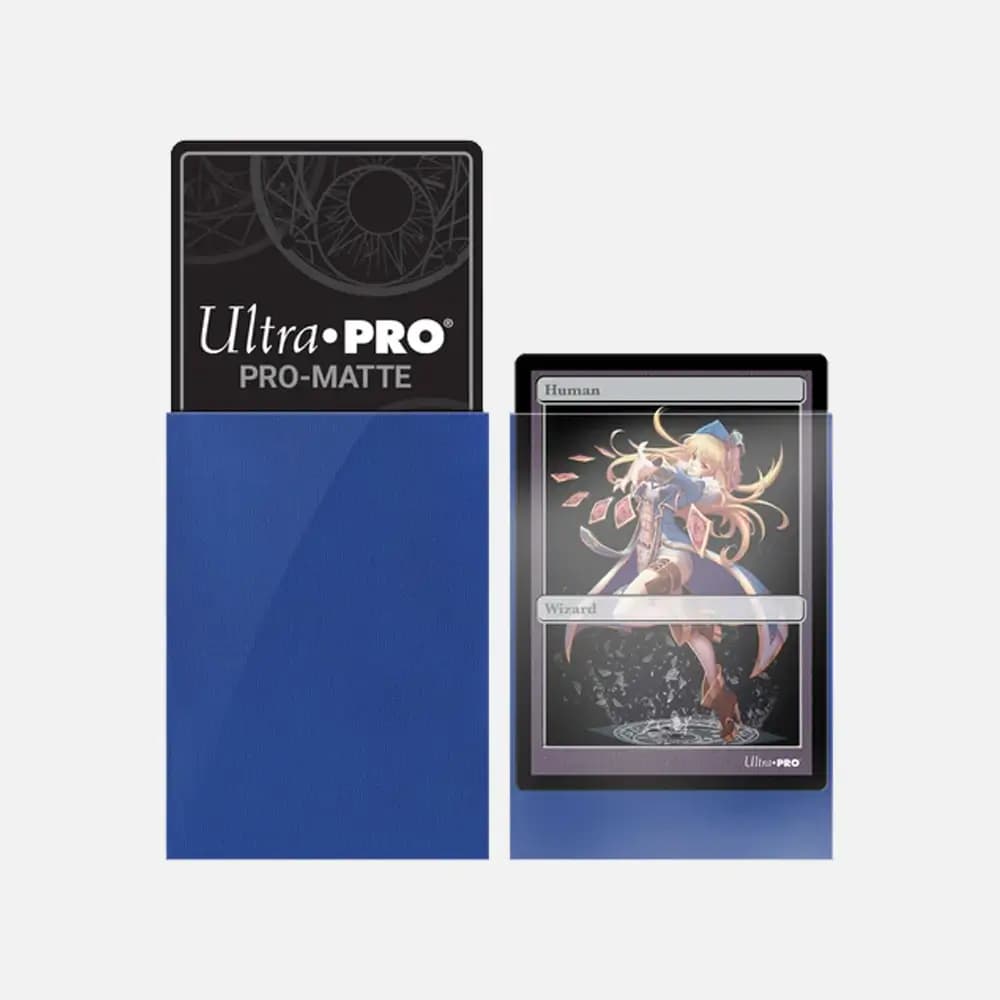 Ultra Pro Small Matte zaščitni ovitki - Modri (60 kosov)