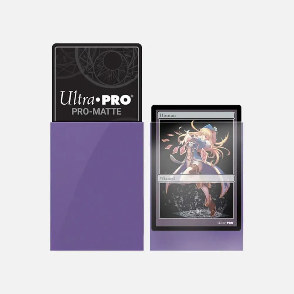 Ultra Pro Small Matte zaščitni ovitki - Vijolični (60 kosov)