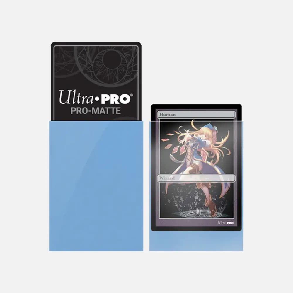 Ultra Pro Small Matte zaščitni ovitki - Svetlo modri (60 kosov)