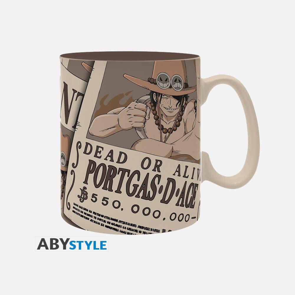 Skodelica One Piece Wanted Ace (460ml)
