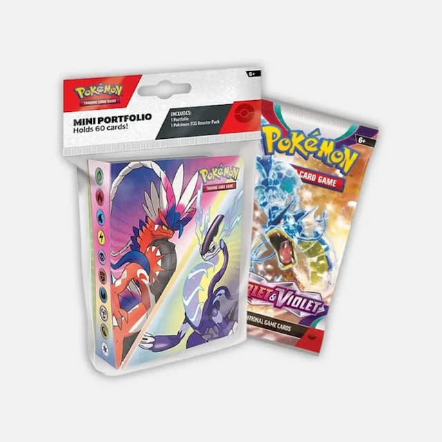 Pokémon karte Scarlet & Violet Mini Album (vsebuje en paketek)