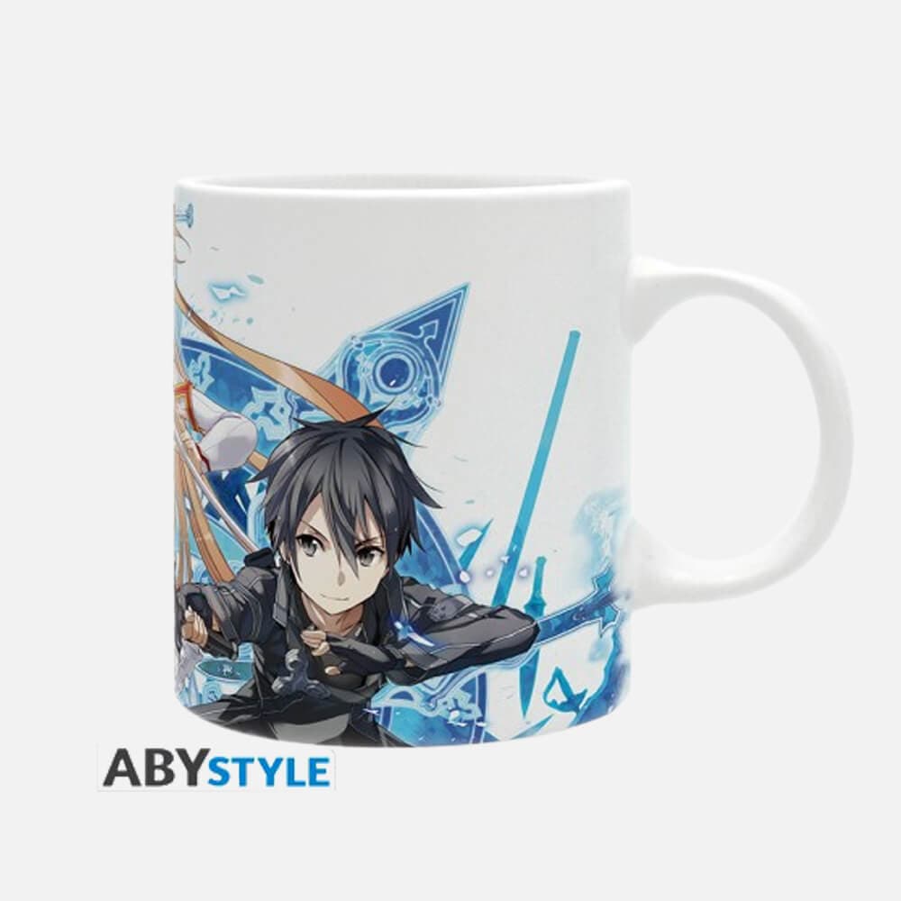 Skodelica Sword Art Online Asuna & Kirito Swords matte (320ml)