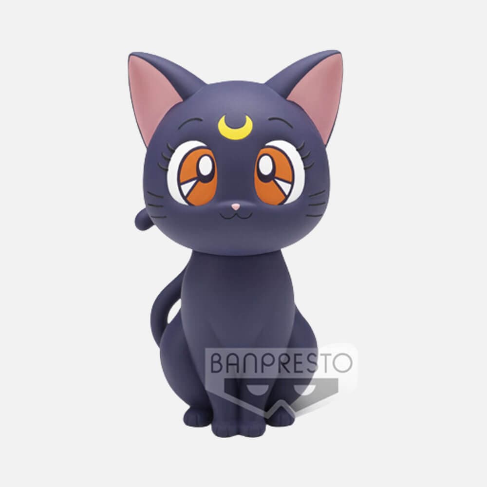 Figura Sailor Moon: Pretty Guardian Sofvimates Luna (20cm)