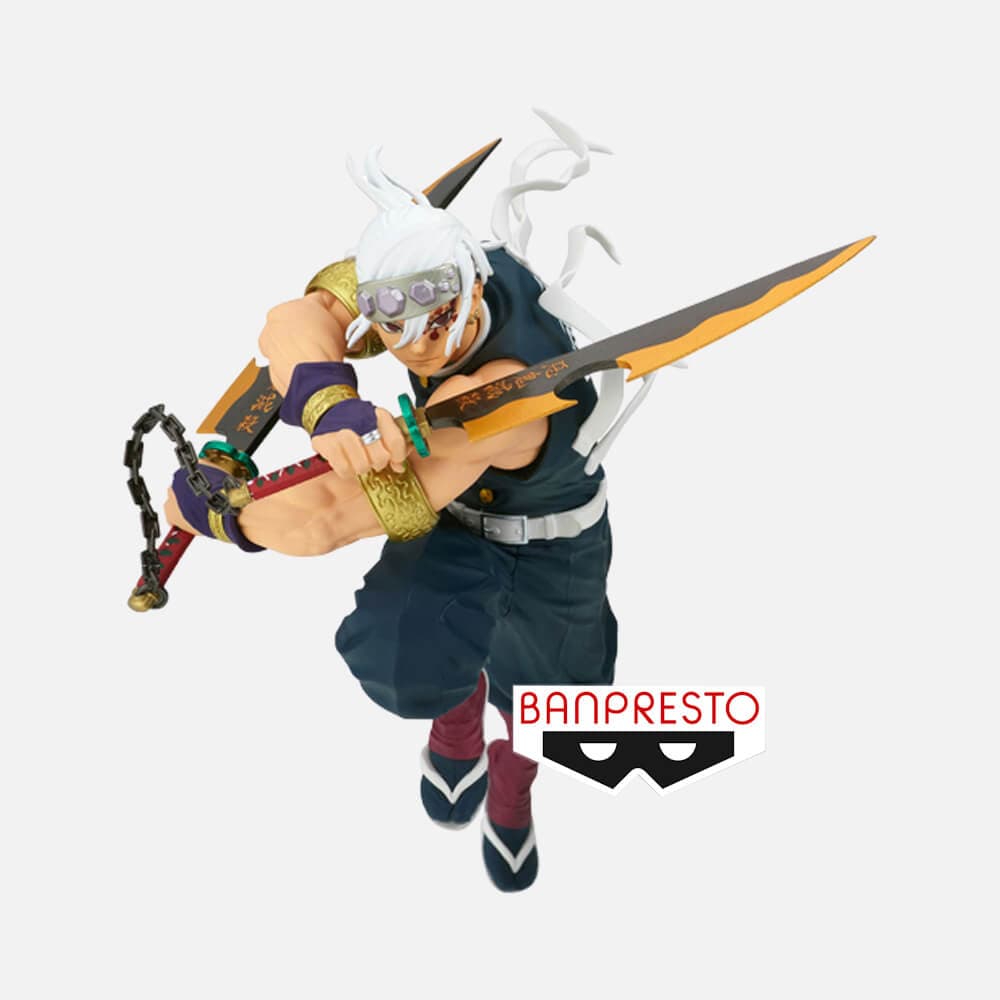 Figura Demon Slayer: Kimetsu no Yaiba Kimetsu Vibration Stars Tengen Uzui (13cm)