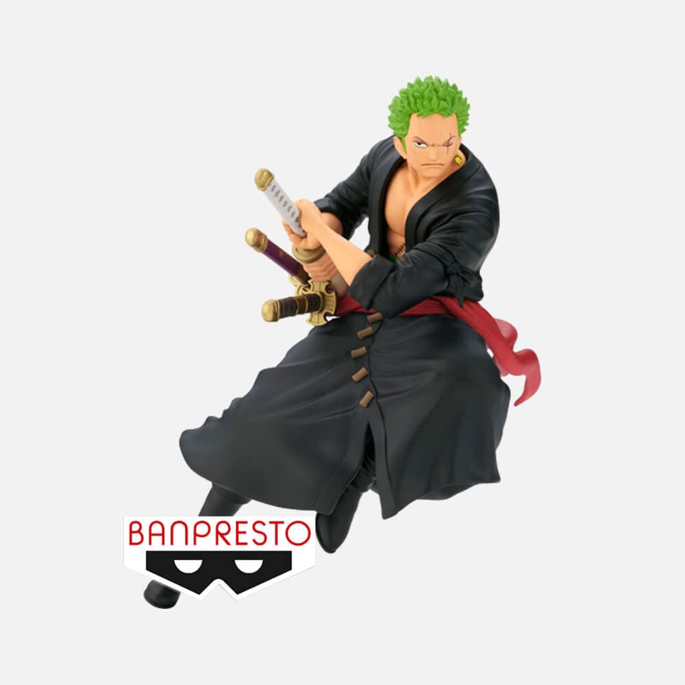 Figura One Piece Battle Record Collection Roronoa Zoro figura (17cm)