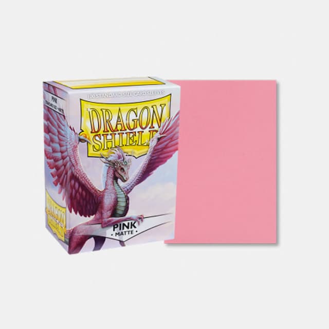 Dragon Shield (DS): Standard Matte roza ovitki (100 kosov)