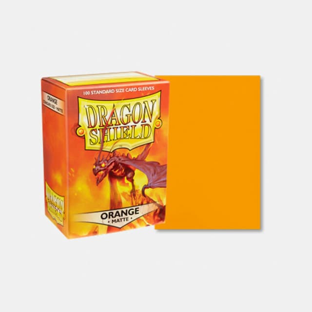 Dragon Shield (DS): Standard Matte oranžni ovitki (100 kosov)