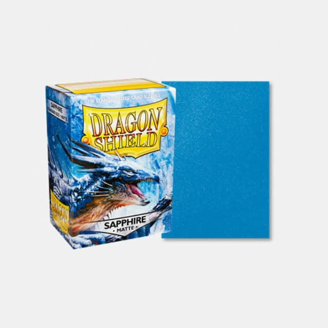 Dragon Shield (DS): Matte safirni ovitki (100)