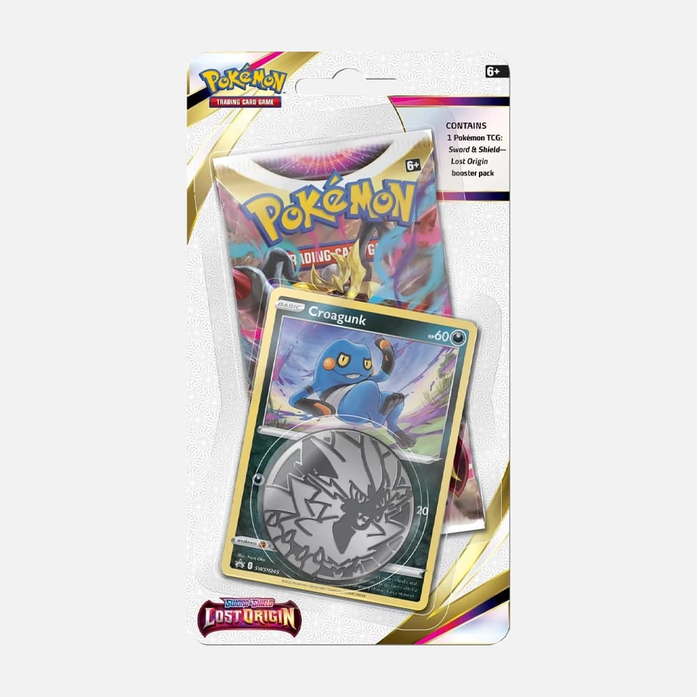 Pokémon karte Lost Origin Checklane Blister Croagunk