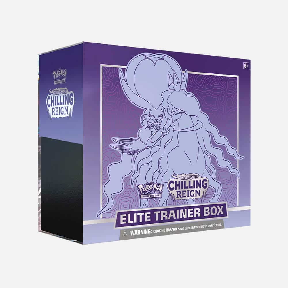 Pokémon karte Chilling Reign Elite Trainer Box (ETB) - Shadow Rider CalyrEX
