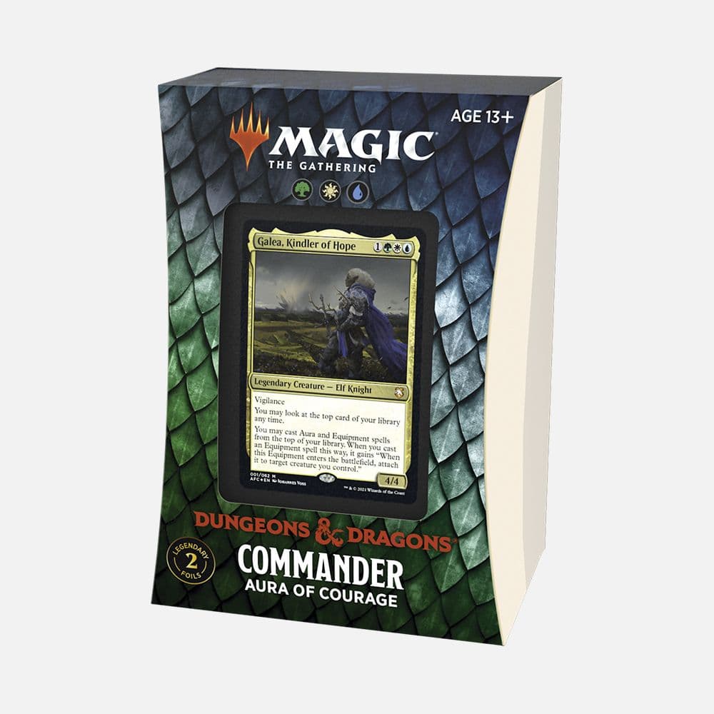 Magic the Gathering (MTG) karte Aura of Courage Deck