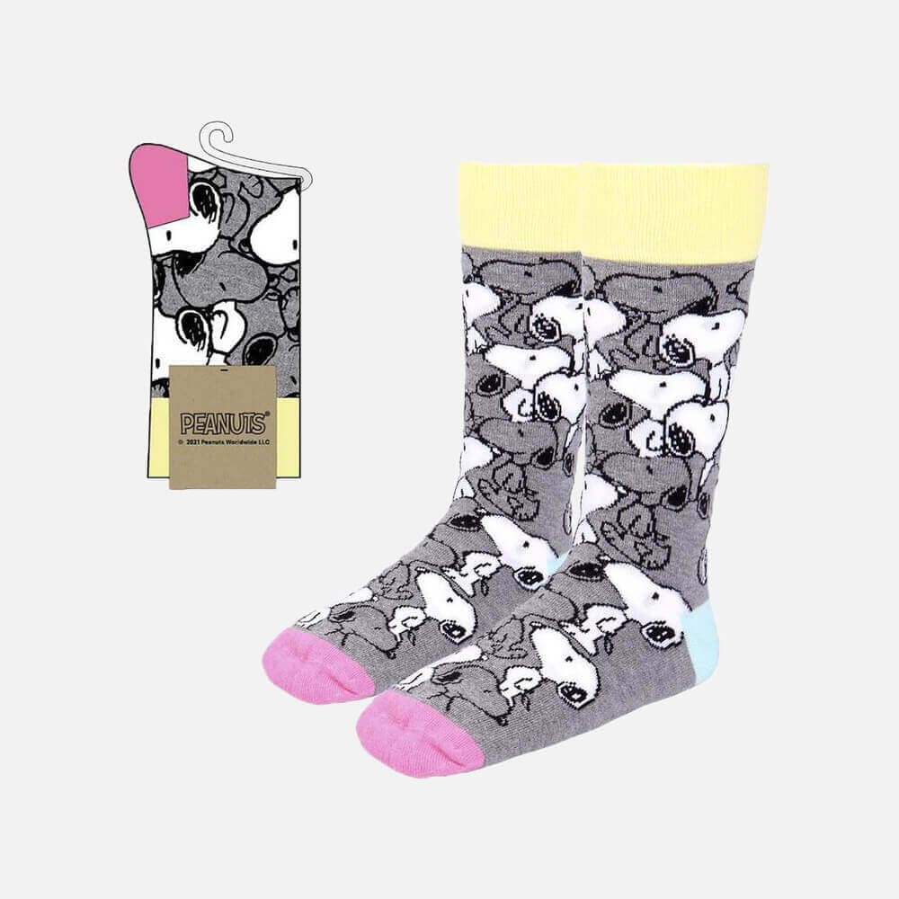 Nogavice Peanuts Snoopy Gray (št. 36/41)
