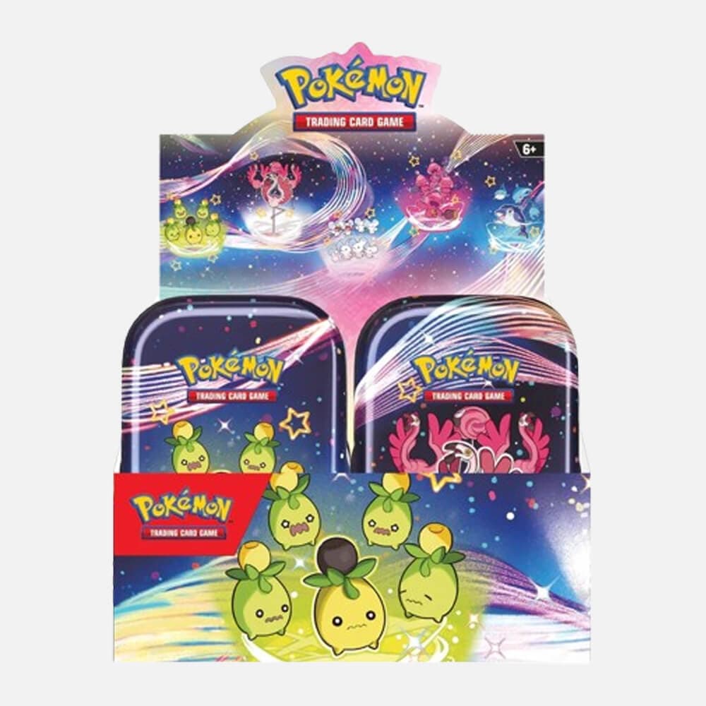 Pokémon karte (SV4.5) Paldean Fates Mini Tins (komplet 10 škatljic)