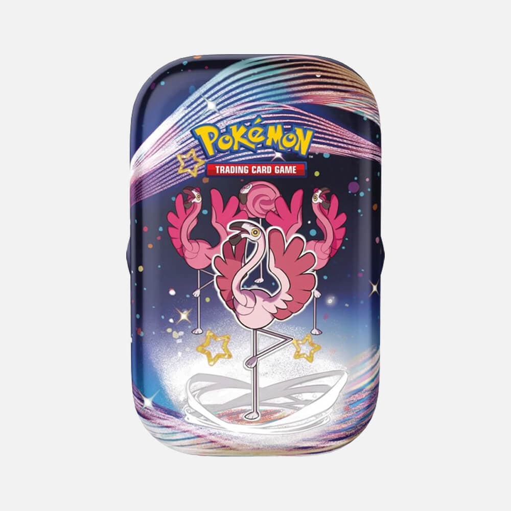 Pokémon karte Paldean Fates Mini Tin Flamigo