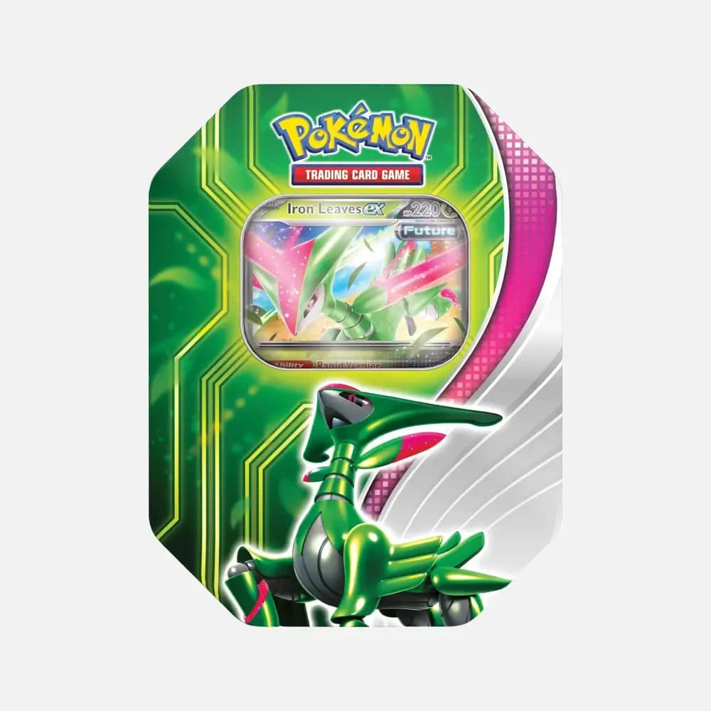Pokémon karte Paradox Clash Tin Iron Leaves ex