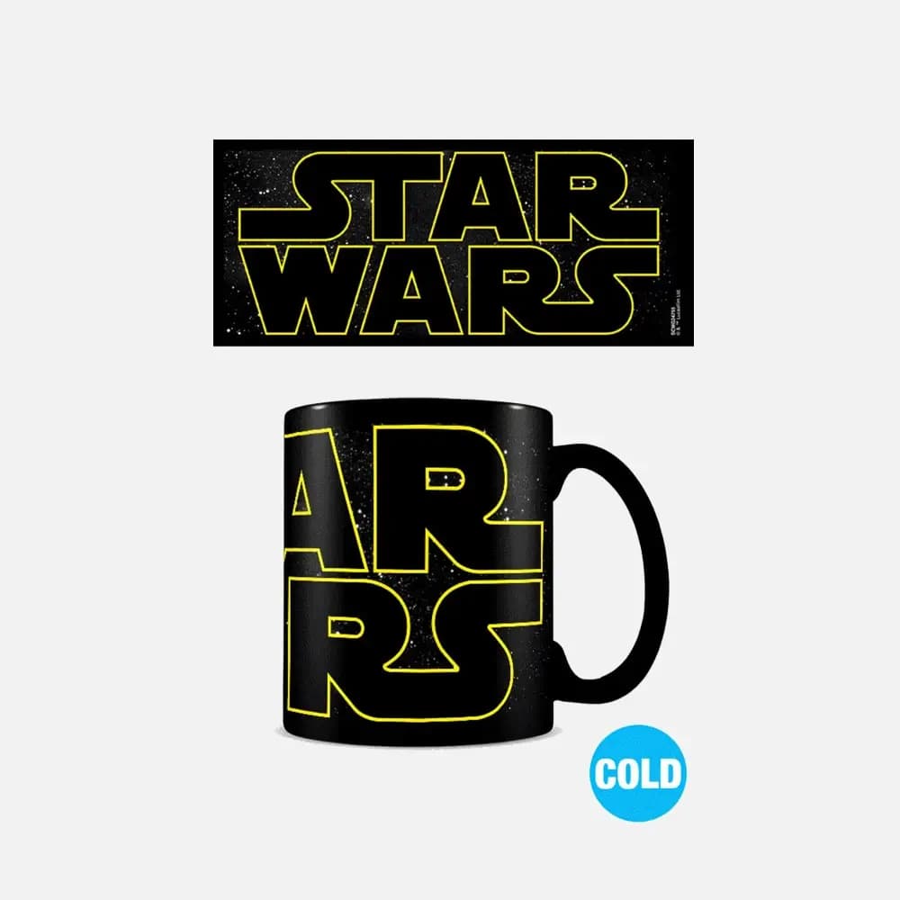 Skodelica Star Wars Logo And Characters (heat change) (315ml)