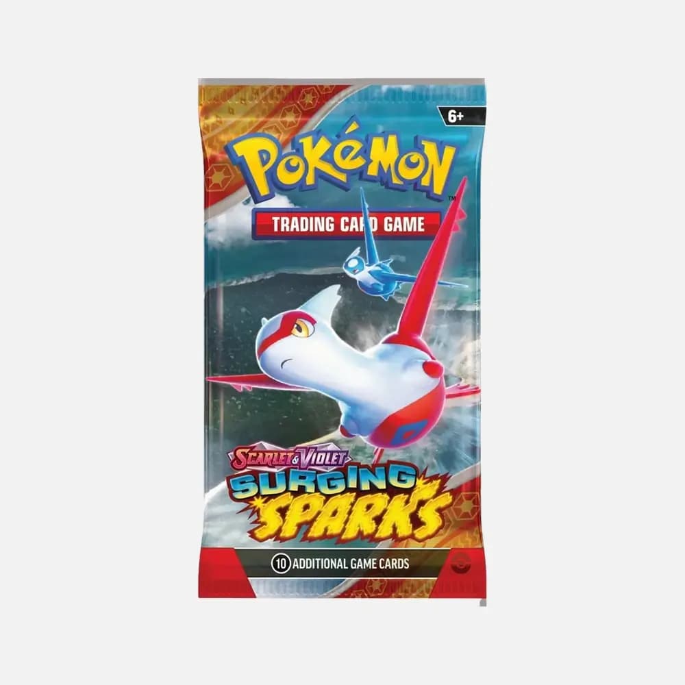 Pokémon karte (SV08) Surging Sparks Booster Paketek (pack)