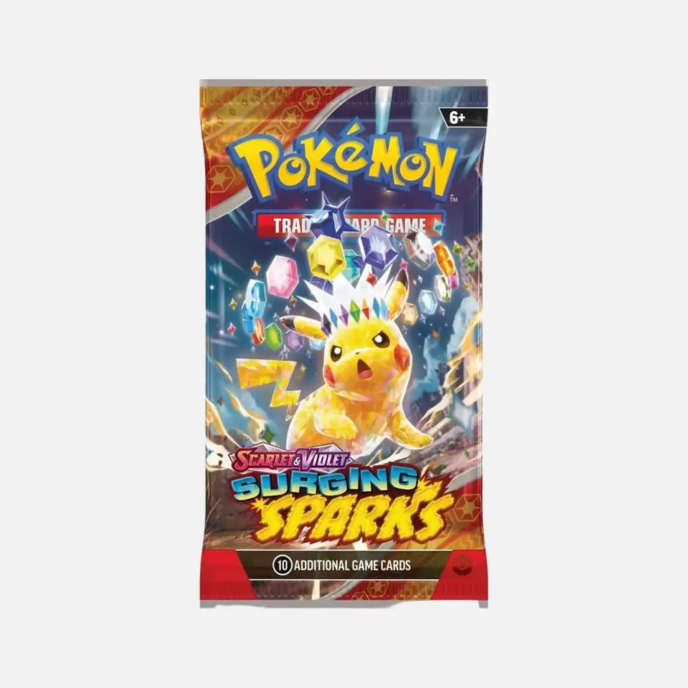 Pokémon karte (SV08) Surging Sparks Booster Paketek (pack)
