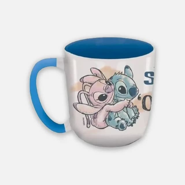 Skodelica Disney Stitch & Angel Ohana (384 ml)