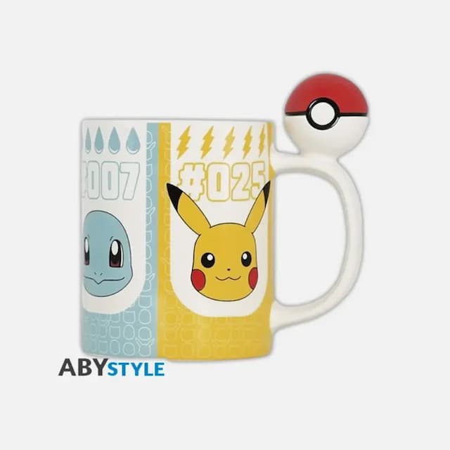Skodelica Pokémon 3D Handle Pokéball (460 ml)
