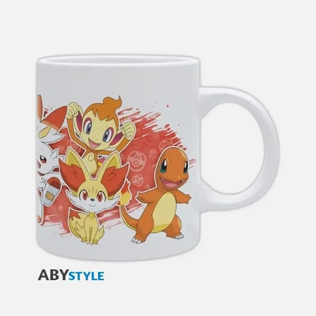 Skodelica Pokémon Fire Starters White (320 ml)