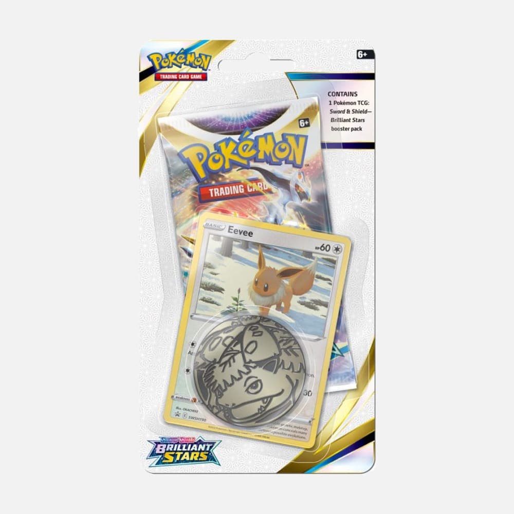 Checklane Blister Pack - Eevee - Brilliant Stars - Pokémon TCG