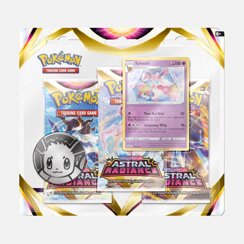 Astral Radiance 3-Pack Blister Sylveon - Pokémon cards