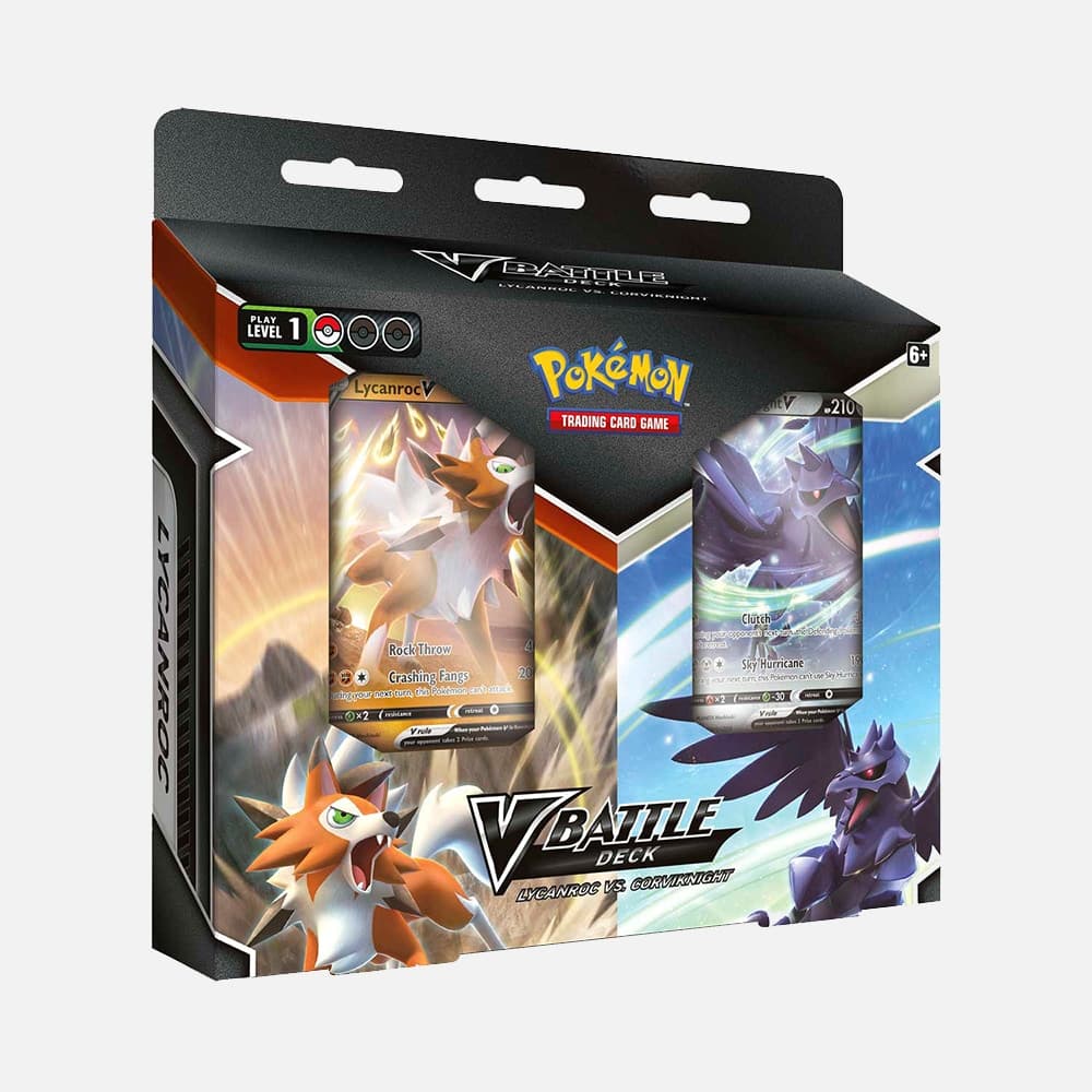 V Battle Deck Bundle Lycanroc vs. Corviknight - Pokémon cards