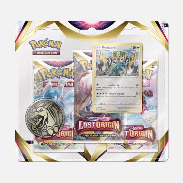 Lost Origin 3-Pack Blister Regigigas - Pokémon cards