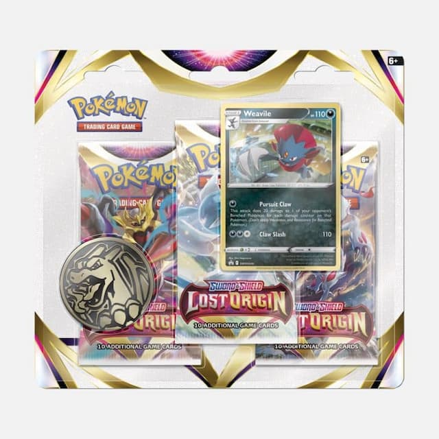 Lost Origin 3-Pack Blister Weavile - Pokémon cards