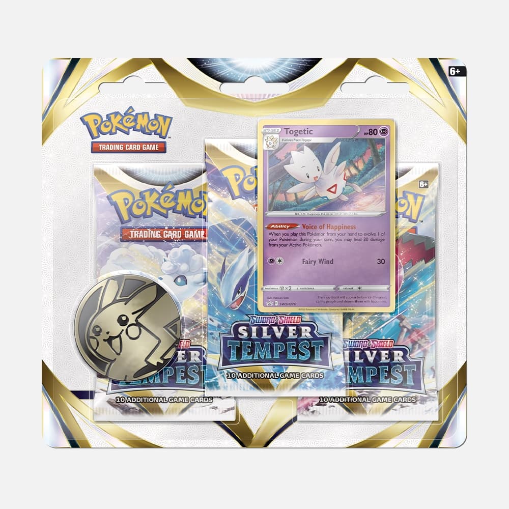 Silver Tempest 3-Pack Blister Togetic - Pokémon TCG