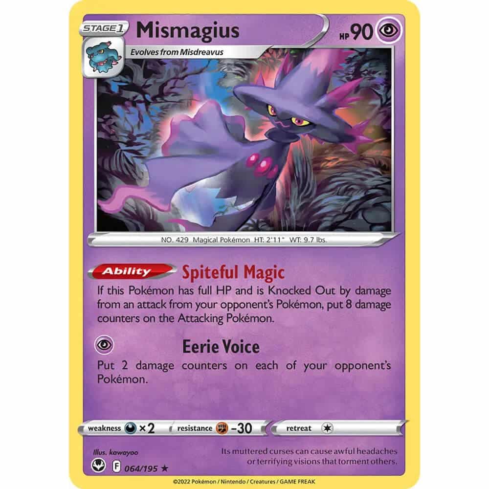 Mismagius - 064-195 (RH) - Pokémon Card