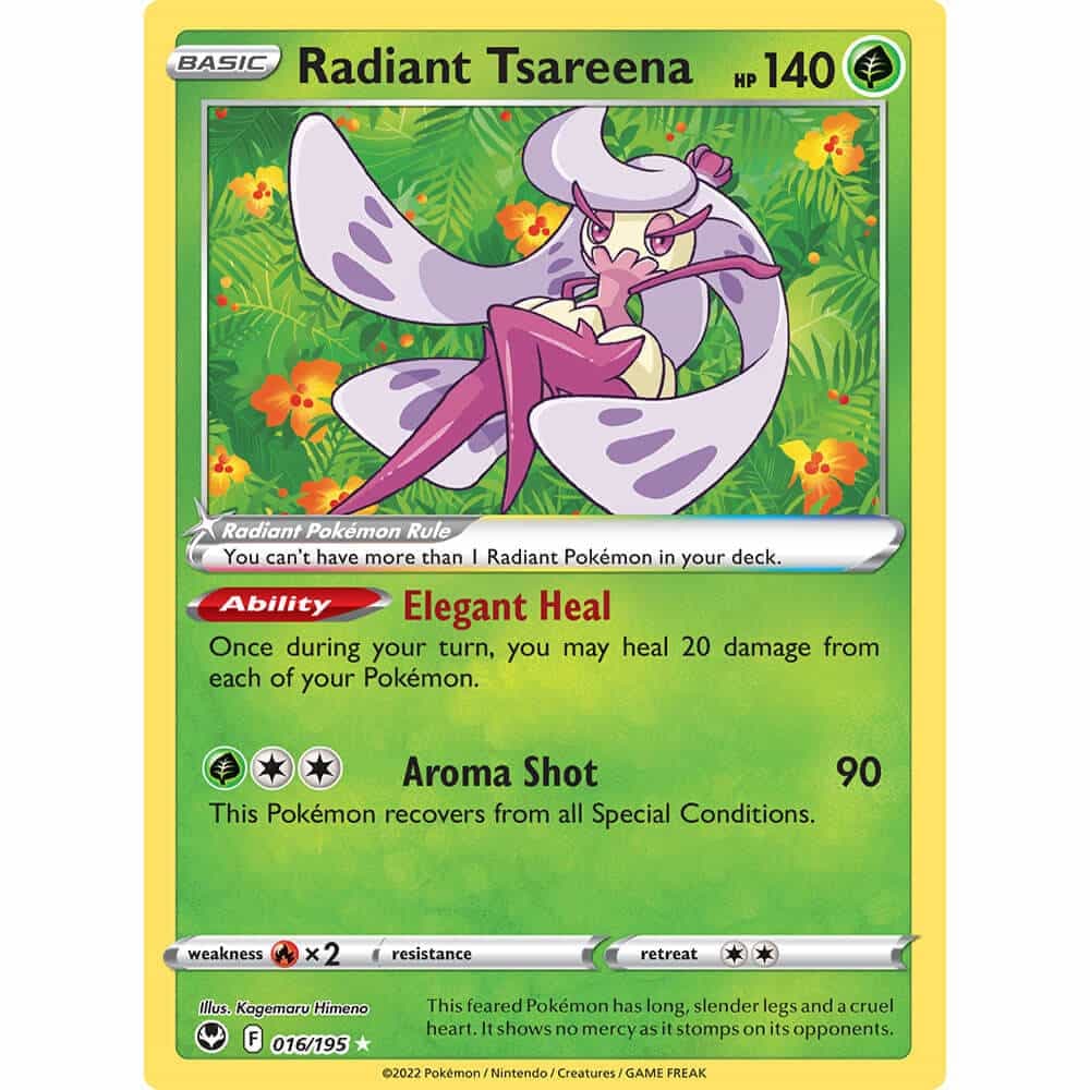 Radiant Tsareena - 016-195 - Pokémon Card