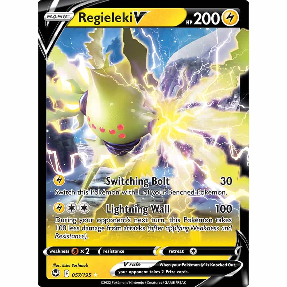 Regieleki V - 057-195 - Pokémon Card