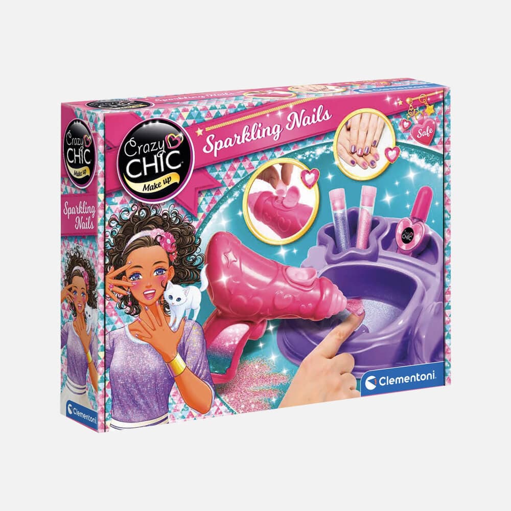 Crazy Chic nail glitter set