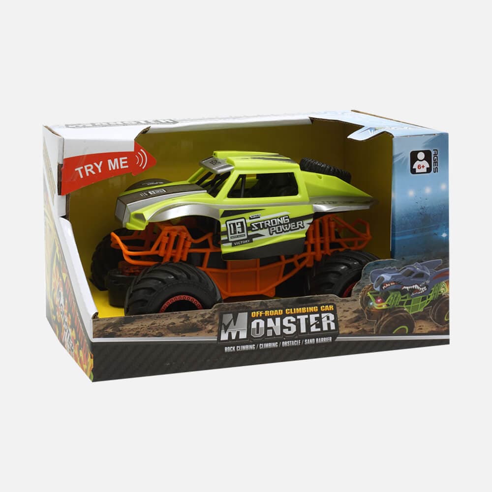 Off-Road Climbing Monster Jeep - with sound and light effects