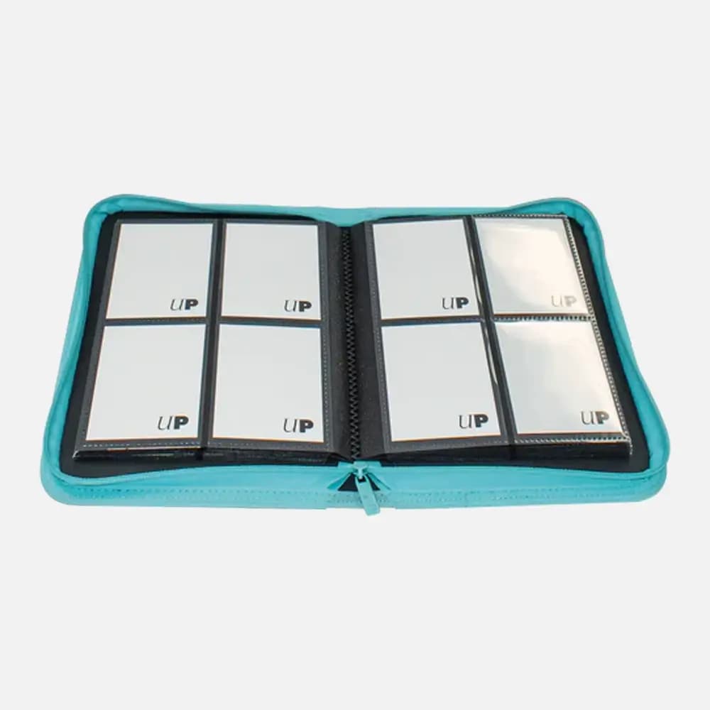 Zippered PRO Binder 4-pocket Vivid Light Blue