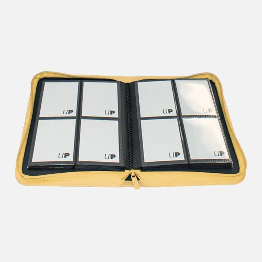 Zippered PRO Binder 4-pocket Vivid Yellow