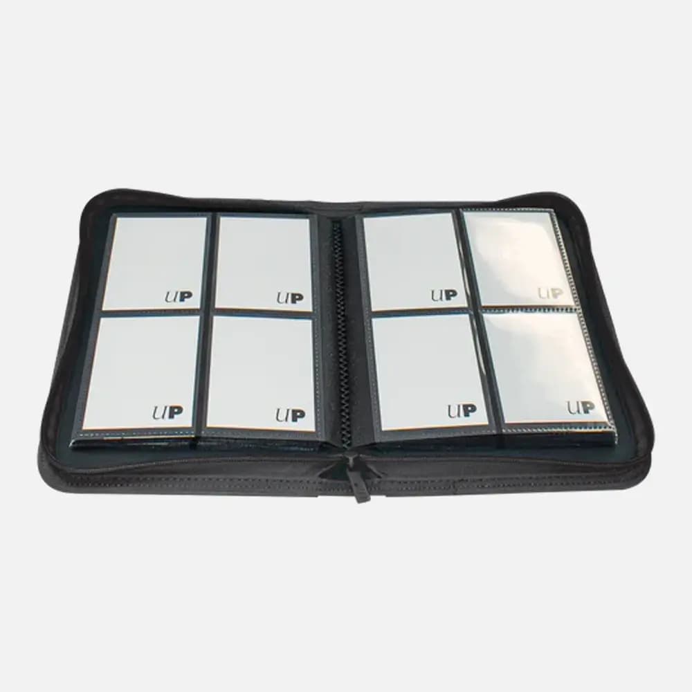 Zippered PRO Binder 4-pocket Vivid Black