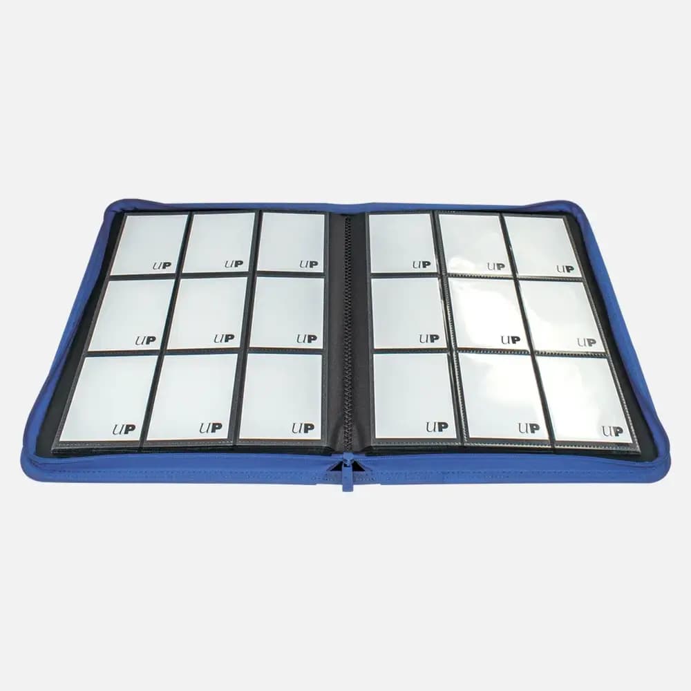 Zippered PRO Binder 9-pocket Vivid Blue