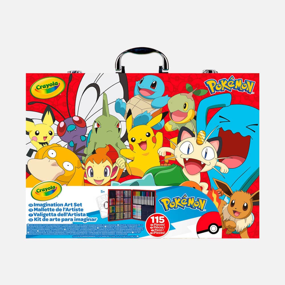 Pokémon Artist Briefsealed case - Crayola
