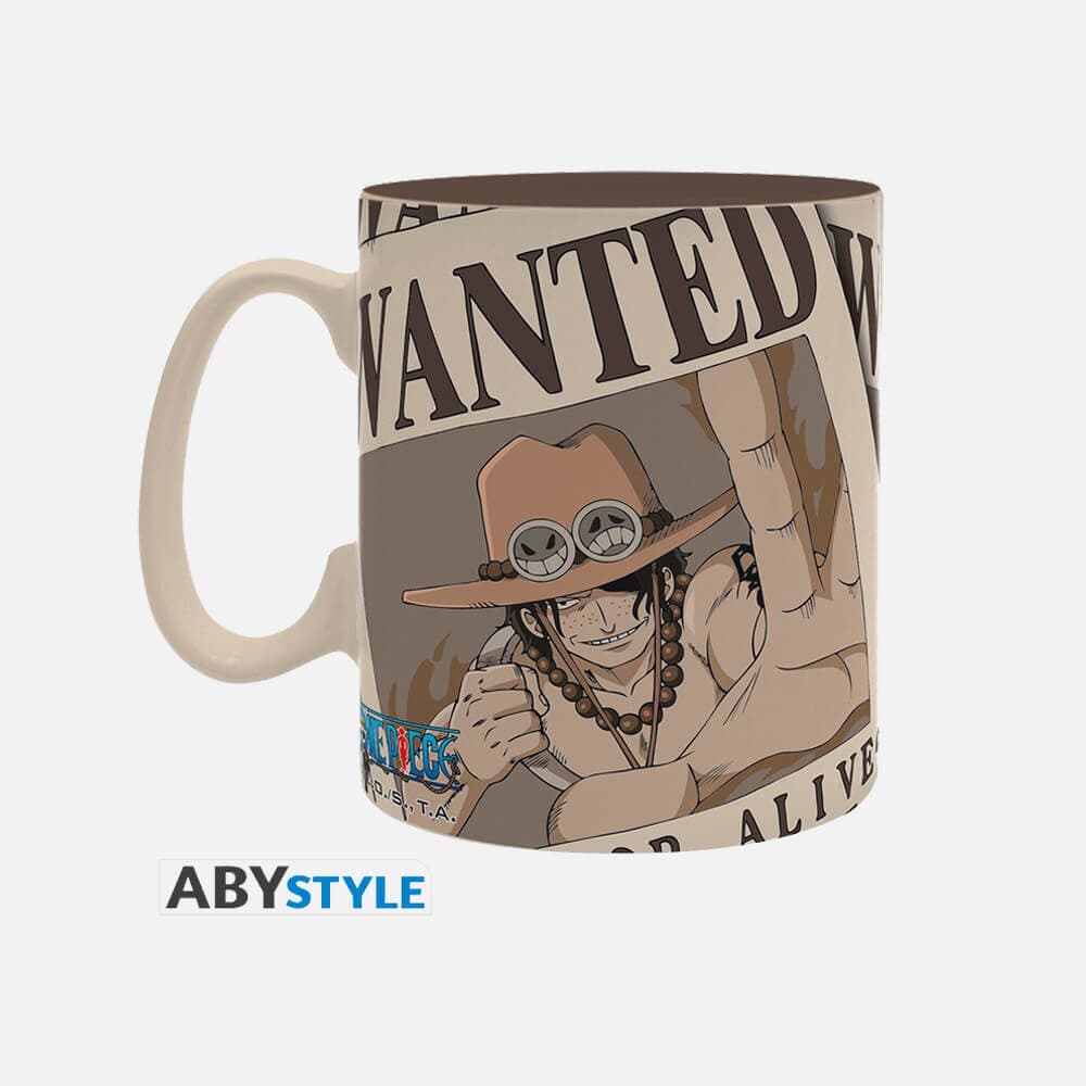 Mug One Piece Wanted Ace (460 ml)
