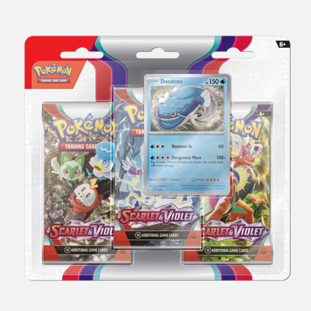 Scarlet & Violet (SV01) 3-Pack Blister Dondozo - Pokémon cards