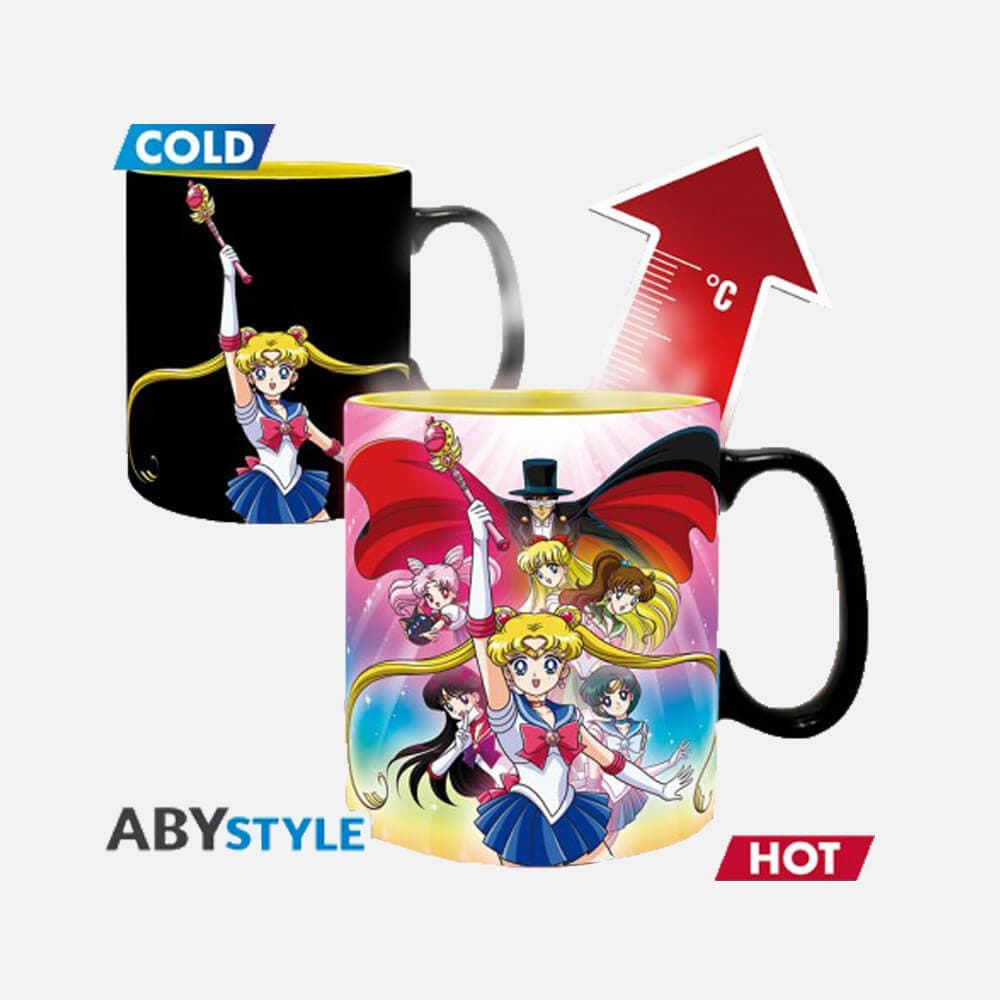 Mug Sailor Moon Group (heat change)(460ml)