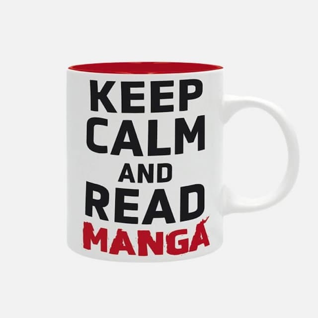 Mug Keep Calm and Read Manga Asian Art (320ml)