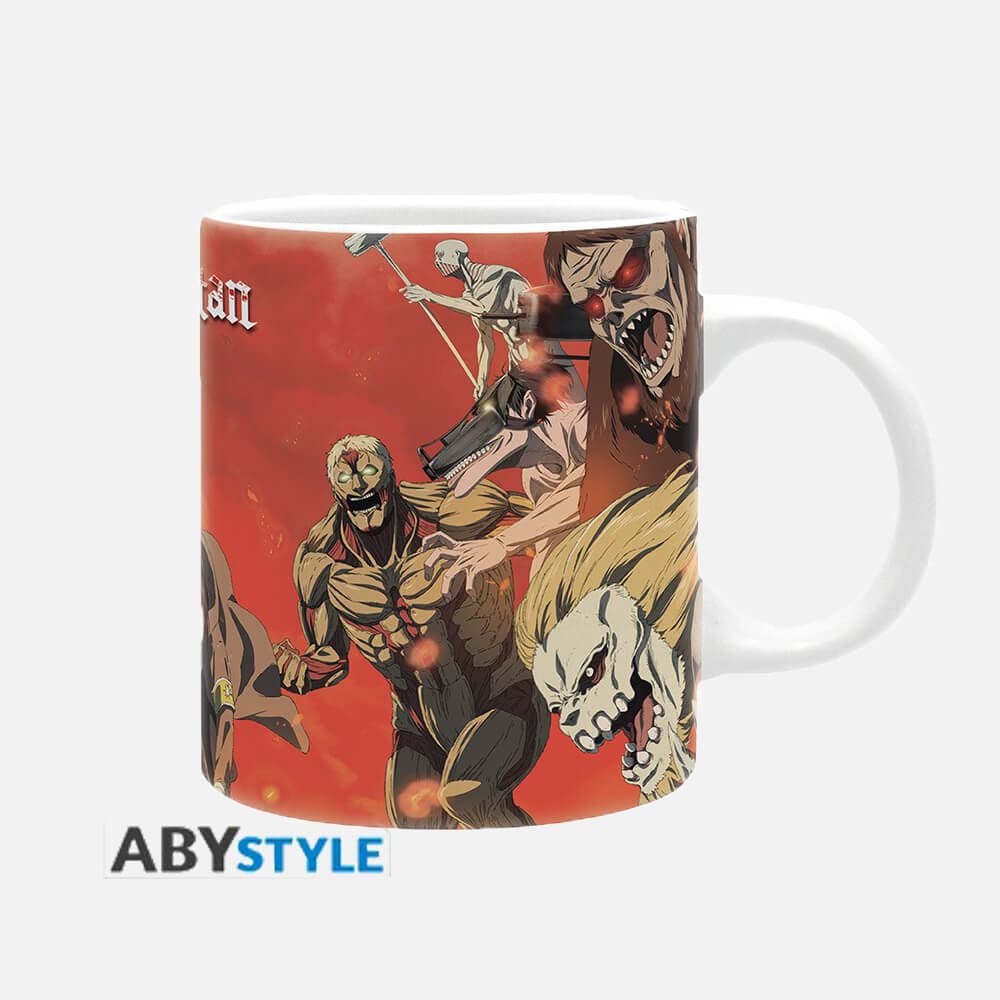 Mug Attack on Titan Battle Scene Season 4 (320ml)