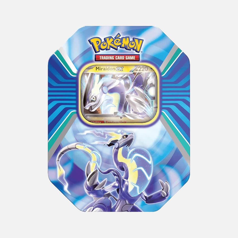 Pokemon Tin - Scarlet & Violet: Paldea Legends - Miraidon ex – The