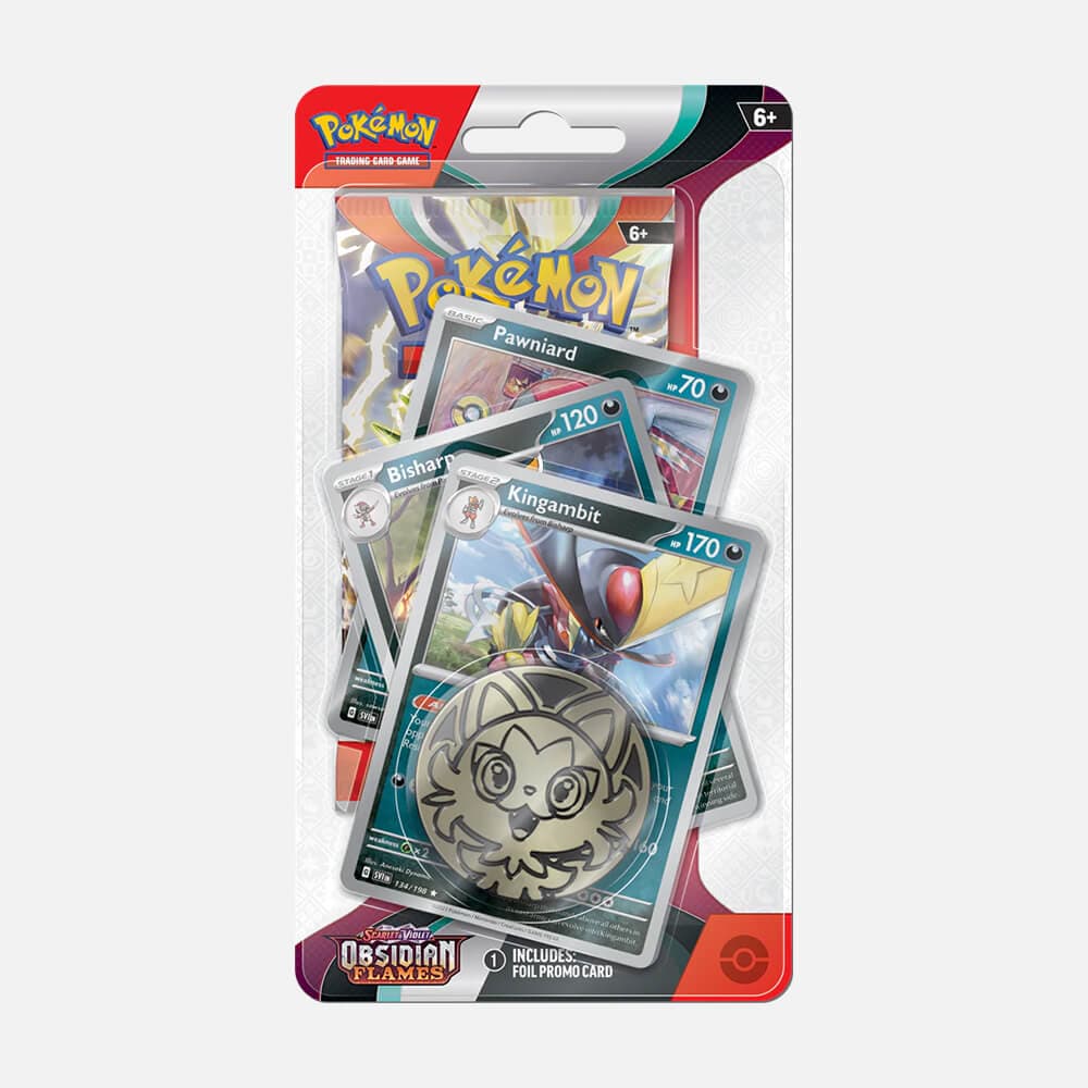 Obsidian Flames (SV03) Premium Checklane Blister Kingambit – Pokémon cards