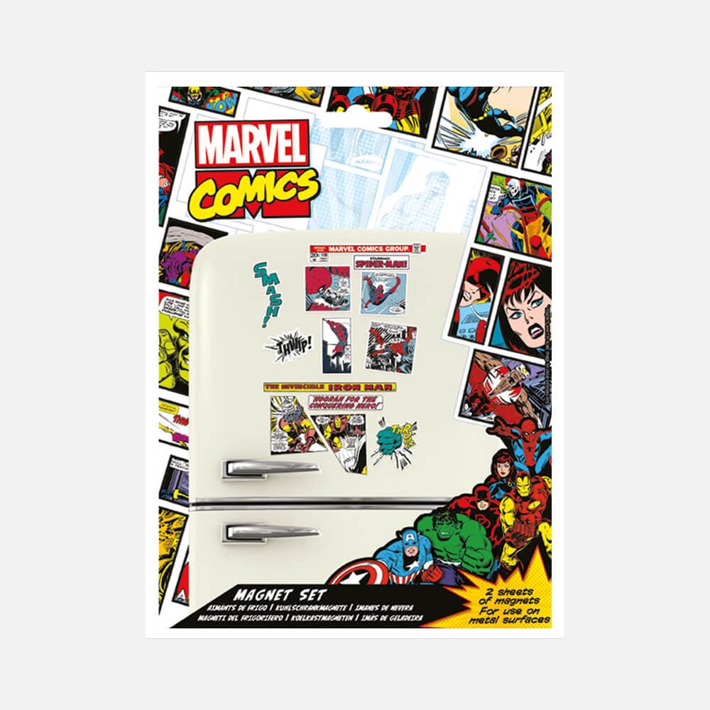 Magnet set Marvel Retro Heroes