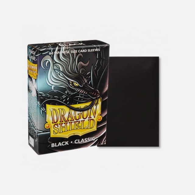 Dragon Shield (DS): Japanese Classic Black Sleeves (60pcs)